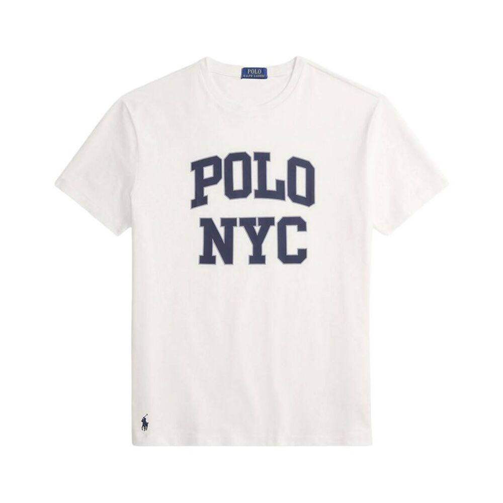 Polo Ralph Lauren Mens Classic Fit Jersey Graphic T-Shirt Medium White - NWT